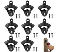 SEPWGUMD Ouvre-Bouteille Mural - Lot de 8 Ouvre-Bouteilles, Accessoire Jagermeister - Idéal Pour les Restaurants, Cuisines, et KTVs