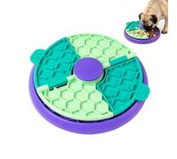 SEPXUFORE Gamelle pour chien 3 en 1, capacité de 2 tasses, jouet puzzle | Tapis à lécher interactif pour chiens de petite et moyenne taille pour soulager l'ennui, mangeoire d'enrichissement à rinçage