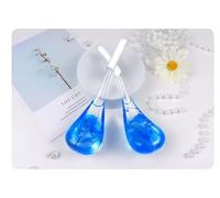 SEQ Blue Ice Globe Facial Massagers - Reusable Cryotherapy Cooling Globes for Depuffing, Toning & Brightening Skin - Spa-Quality Face Massage Tool for All Skin Types