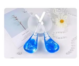 SEQ Blue Ice Globe Facial Massagers - Reusable Cryotherapy Cooling Globes for Depuffing, Toning & Brightening Skin - Spa-Quality Face Massage Tool for All Skin Types