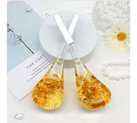 SEQ Gold Ice Globe Facial Massagers - Reusable Cryotherapy Cooling Globes for Depuffing, Toning & Brightening Skin, Spa-Quality Face Massage Tool for All Skin Types