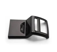 SEQLTWFC 1 Pièces Accessoires Style Fiber De Carbone Siège Arrière De Voiture Climatisation Couvercle De Ventilation Garniture Panneau Anti-Coup De Pied Compatible avec Golf 8 MK8 R 2020