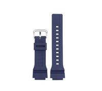 SEQLTWFC Bracelet AE-1400 compatible avec les montres Casio MCW-200H/AE1500WH, bracelet sport en résine et silicone, bracelet de montre étanche en PU, 20 mm, accessoires(Blue-Silver,MCW-200H-20mm)