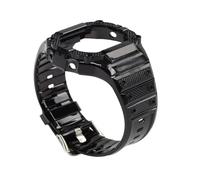 SEQLTWFC Bracelet de montre de sport de remplacement for hommes, compatible avec Casio DW5600 GW-B5600 GW-M5610, lunette modifiée, boîtier transparent(Svart,For 5610 Series)