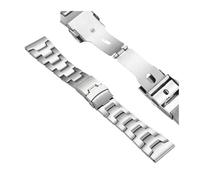 SEQLTWFC Bracelet de montre en acier inoxydable massif compatible avec Casio PROTREK PRW-6600 PRG-600YB PRG-650, 23 mm et 24 mm, for homme(Silver,24mm width)