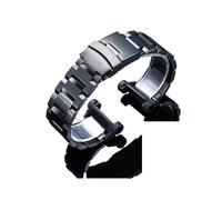 SEQLTWFC Bracelet de montre en acier inoxydable modifié for homme Casio 5635 GRB200 GR-B200, accessoire de montre(3107 Black)