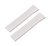 SEQLTWFC Bracelet de montre en caoutchouc CTS 16/18/19/20/21/22 mm à dégagement rapide, boucle originale, bracelet de montre FKM à découper sur mesure(White,NO BUCKLE_22MMX18MM)