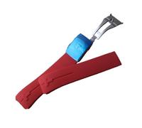 SEQLTWFC Bracelet de montre en silicone de haute qualité, extrémités incurvées spéciales, compatible avec les accessoires de montre de sport T, rouge, orange, noir, bracelets de 21 mm, T013420(Red)