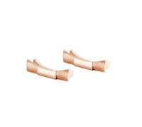 SEQLTWFC Compatible avec la montre Rolex Daytona Black Green Water Ghost Log, interface Arc, acier inoxydable massif, maillon d'extrémité argenté, accessoires étanches(All Rose,21mm)