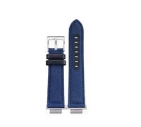 SEQLTWFC Compatible avec les montres Casio GA-2100, GA-2110 et GM-2100, bracelet en toile vert for homme, boîtier en métal, bracelet en nylon modifié GA2100 GA2110(Blue-steel)