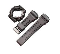 SEQLTWFC Lunette de boîtier de bracelet de montre en caoutchouc compatible avec Casio G-Shock GA-110 GD120 GD-100 GLS-100 Kit de modification de bracelet de montre sport en TPU for homme(Svart)