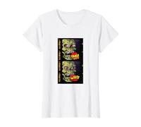 Séquence d'images de Visage de Monstre Zombi Halloween T-Shirt Graphique avec Valeur