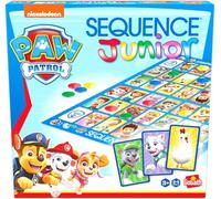 SEQUENCE Junior - Edition Pat'Patrouille - Jeu de Société pour Enfants dès 3 Ans - Version Cartes Images pour Les Petits avec Personnage Pat Patrouille - Jeu de Stratégie Famille - De 2 à 4 Joueurs