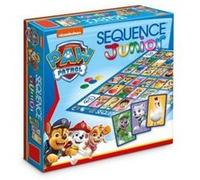 Sequence Junior Enfant 3 ans, Edition Pat Patrouille - 4 pions a aligner - Avec cartes Personnages - Set Jeu