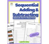 Sequential Adding & Subtracting Abacus Math Practice: Activity book with addition, subtraction tasks, practice basic math skills and keep the mind active