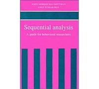 Sequential Analysis Anup Kumar Roy, John M. Gottman (Auteur)