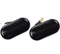 Sequentiel Dynamiques LED pour Clio 1 2 pour KANGOO pour Megane pour Espace pour TWINGO pour Master LED Marqueur Signal Lumineux Lampe Clignotant Séquentiel Clignotant Indicateur(Dynamic Smoked Type)