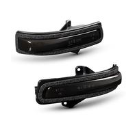 Sequentiel Dynamiques LED Pour Suzuki Pour Jimny 2019-2020 SUV Voiture 2 Pièces LED DRL + Clignotant Normal/clignotant Dynamique De Rétroviseur Latéral Clignotant Indicateur(Smoked lens,Normal flash)