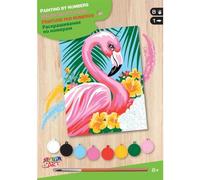 Sequin Art Peinture par N° Débutants - Flamant Rose