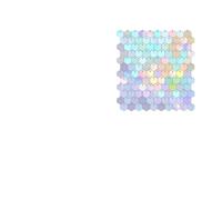 Sequin Shimmer Wall Lot de 3 à 24 Panneaux muraux hexagonaux Paillettes Scintillantes for décorations d'anniversaire, Mariage et d'enterrement Vie Jeune Fille(Rainbow Silver,18PCS)