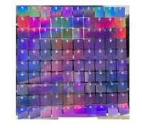 Sequin Shimmer Wall Lot de 5000 Paillettes Scintillantes for décoration Murale Mariage, Effet Miroir Turquoise Scintillant(Symphony Purple)