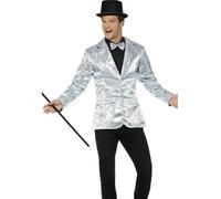 Sequin Veste Adultes Été Camp Déguisement Star Sequin Costume Hommes Femme