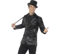 Sequin Veste Adultes Été Camp Déguisement Star Sequin Costume Hommes Femme