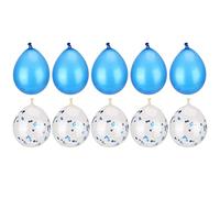 Sequined Balloons 10 - Piece Set | Elegant Party Decoration for Birthday/New Year/Wedding | Excellent Latex Balloons