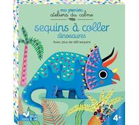 Sequins à coller dinosaures - boîte avec accessoires - - Mélanie Grandgirard - Deux Coqs D'or - Jeux livres objets
