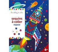 Sequins à coller - espace - pochette avec accessoires