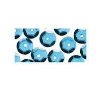 Sequins - Bleu Irisé - Ø 6 Mm - Bombés - Boîte 6 G - Lavable - Rayher
