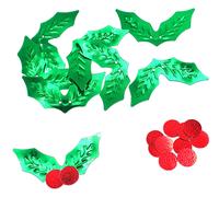 Sequins Feuilles De Houx 1,5 X 3 Cm 50 Gr