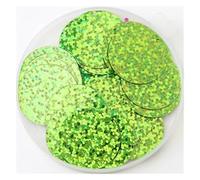 Sequins Loisirs Créatifs Paillettes 30mm 40mm 50mm paillettes for artisanat grandes rondes Paillette Lentejuelas avec 1 trou latéral bricolage(Color 21,40mm)