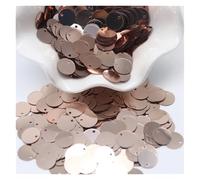 Sequins Loisirs Créatifs Paillettes rondes 10mm 15mm 20mm 25mm, trous, confettis, décoration de mariage(Color 14,25mm)