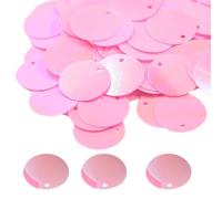 Sequins pour Couture, Kit de 240 Pièces Paillette Loisirs Créatifs pour DIY Bricolage Fabrication d'Artisanat Décoration Vêtement Mariage 15MM sequins loisirs créatifs sequins sequin rouge