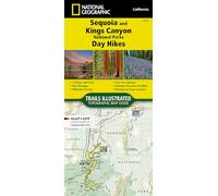 Sequoia and Kings Canyon National Parks Day Hikes Map