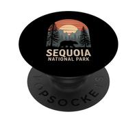 Sequoia National Park Chemise Vintage Sequoia Chemise Sequoia PopSockets PopGrip Adhésif