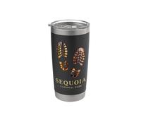 Sequoia National Park Randonnée Chaussures de randonnée Souvenir Gobelet isotherme en acier inoxydable double paroi