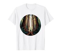 Séquoia Parc National Californie Randonneur Forêt Ancienne T-Shirt