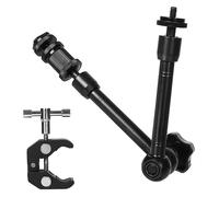 Sequpr 11 Pouces Bras Magique avec Pince Support de Caméra Magic Arm Super Clamp Bras Magique pour Appareil Photo Moniteur Lumière LED