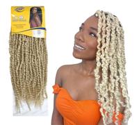 Ser Mulher DANA Extension Passion Twist prêt à appliquer avec crochet 65 cm, 300 g (613 Platinum)
