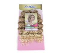 Ser Mulher DEEP WAVE - Extensions synthétiques de cheveux ondulés pour Crochet Braids- 240 g 35 cm (T27-613 Blonde dégradée)