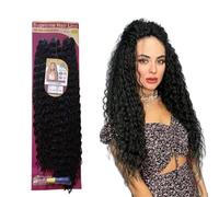 Ser Mulher GLORIA Extension - Crochet Braids Bioprotéine - Cheveux ondulés, Natural Look (2 Natural Black)