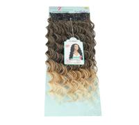Ser Mulher IRENE - Extension avec clip - cheveux ondulés, longs- 7 tissages avec clip de 60 cm (T1B-27-613 Black Blonde Degradee)
