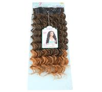 Ser Mulher IRENE - Extensions avec clip - Cheveux ondulés, longs- 7 Tissages avec Clip de 60 cm (T-27 Brown Degradee)