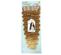 Ser Mulher IRENE - Extensions avec clip - Cheveux ondulés, longs- 7 Tissages avec Clip de 60 cm (T27-613 Honey Platinum Blonde Degradee)