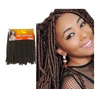 Ser Mulher Nina Soft DREAD LOCK - Extensions, Dreads pour crochet braids amovibles 35 cm 360 g (6 châtain clair)