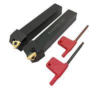 SER2020K16 + SEL2020K16 Tour CNC Carbide Indexable Threading Porte-Outil Avec 2 PCS 16ER / IR AG60 BP010 Indexable Carbure Tournant Insert + 2 Clé T15
