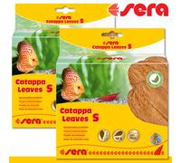 Sera 2x10 Pièces Catappa Feuilles S D'Amandes de Mer Naturelle Traitement D'Eau