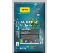 SERA Aquarium Gravel Anthracite Fine 6 L | Sustrat pour Aquariums d’Eau Douce| pour Poissons, Silures et Crevettes | Aspect Naturel